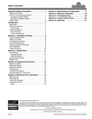 LAND PRIDE CA15 Series Core Aerators Operators Manual – WIRE BOUND – COVERS