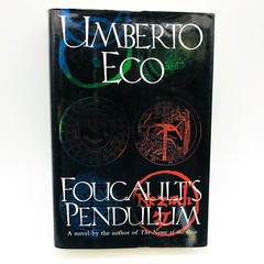 Foucault’s Pendulum Hardcover Umberto Eco 1988 Knights Templar First Trade Ed Y