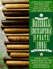 Baseball Encyclopedia Update, 1995 by Macmillan (1995, Hardcover)