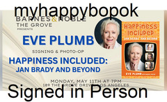SIGNED Happiness Included : Jan Brady and Beyond by Eve Plumb, autographed, new