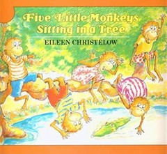 Five Little Monkeys Sitting in a Tree – Paperback By Eileen Christelow – GOOD