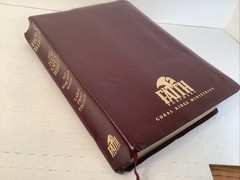 The New Open Bible NKJV Large Print Nelson New King James Bonded Leather
