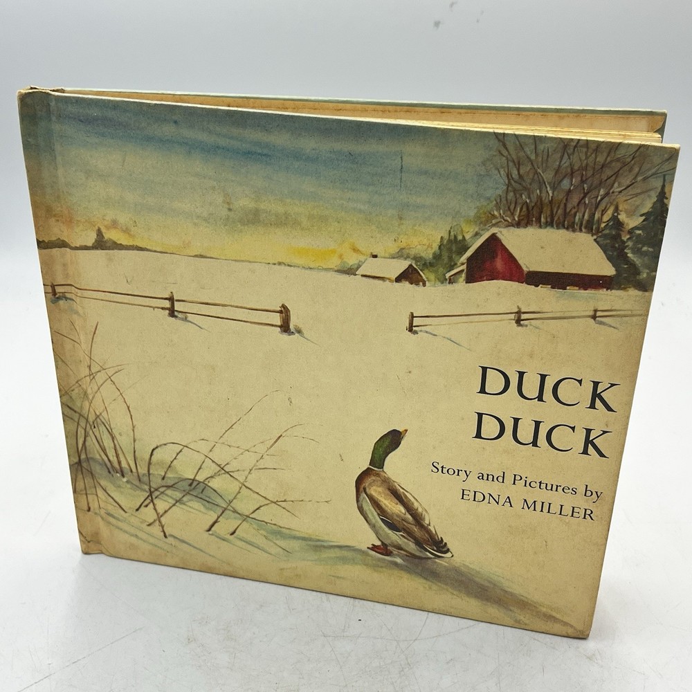 1971 Duck Duck By Edna Miller Hardcover Children’s Book Club Edition Matte