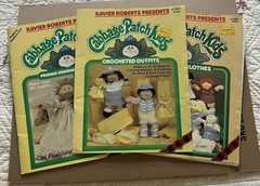 Cabbage Patch Kids Preemie Doll, Designer Clothes Sewing & Crochet Pattern Books