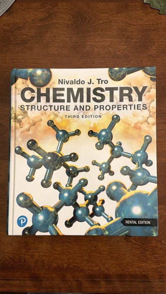 Chemistry: Structure and Properties, 3rd – Hardcover, by Nivaldo J. Tro – Good