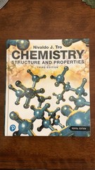 Chemistry: Structure and Properties, 3rd – Hardcover, by Nivaldo J. Tro – Good