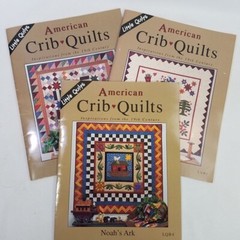 3 American Crib Quilts Pattern Books Little Quilts LQB 1 2 4 Noahs Ark Etc