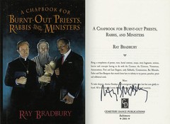 Ray Bradbury SIGNED AUTOGRAPHED Burnt-Out Priests Rabbis & Ministers HC 1st/1st