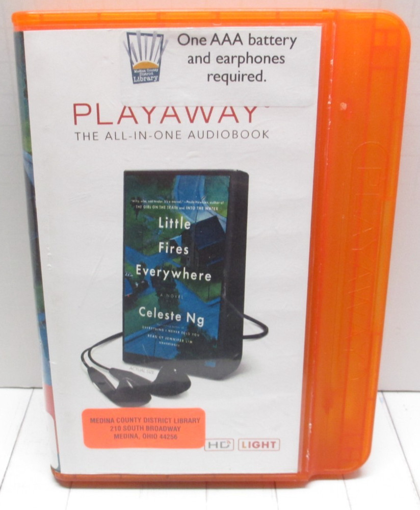 Little Fires Everywhere – Celeste Ng – Playaway Audiobook