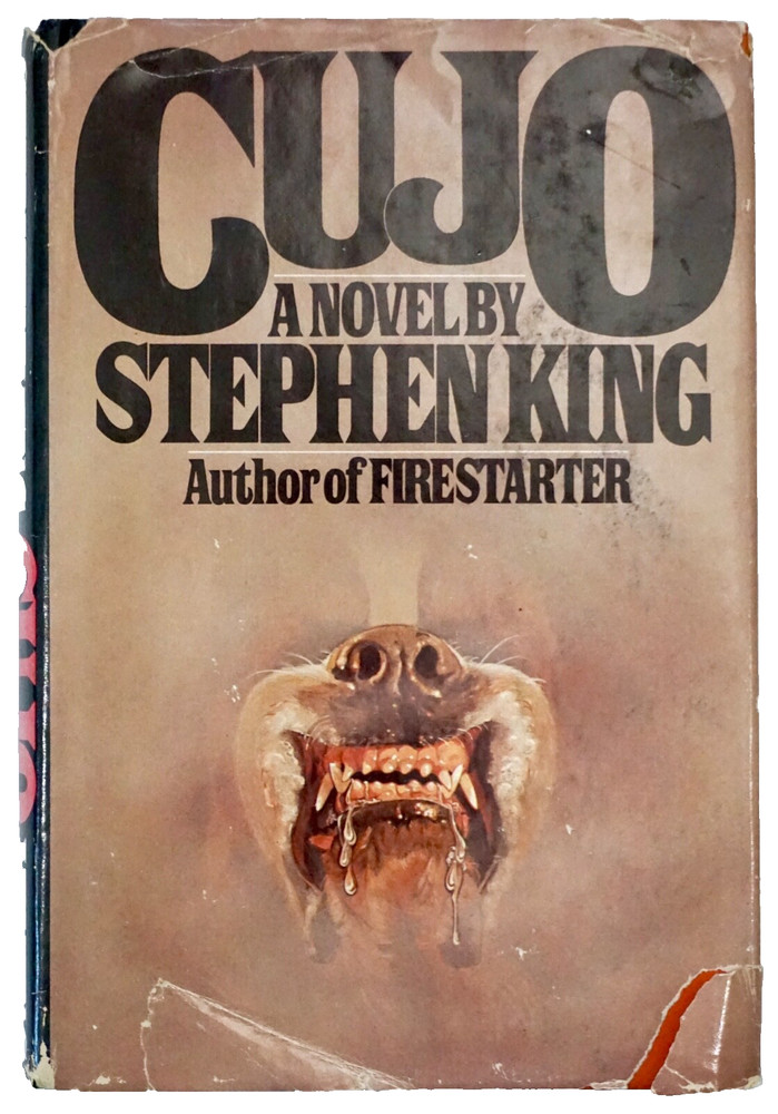 Cujo by Stephen King (1981, Hardcover & Dust Jacket) 1st Print, Viking Press