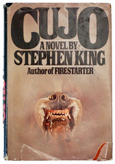 Cujo by Stephen King (1981, Hardcover & Dust Jacket) 1st Print, Viking Press