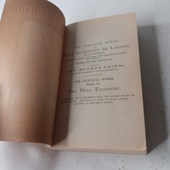 The Holy Eucharist by St. Alphonsus de Liguori MMPB (1934)