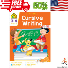 Cursive Workbook Writing Handwriting Practice Tracing Letters Ages 8 to 10 – NEW