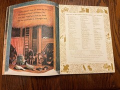 VTG Little Golden Book The Animals Of Christmas Eve #456-31 Copyright 1977
