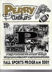 Fall Sports Program 2001 – Perry High School (Massillon, Ohio) #67222