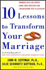 Ten Lessons to Transform Your Marriage: America’s Love Lab Experts S – VERY GOOD