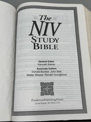 NIV Study Bible 1995 Red Letter Burgundy International Version Zondervan