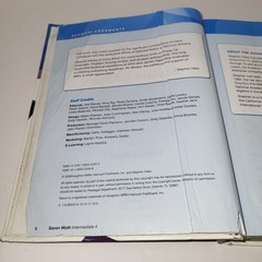 Saxon Math Intermediate 4 Student Edition Hardback Used Good Shape