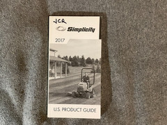 2017 Simplicity Product Guide Plows Mowers Attachments 105 Pages