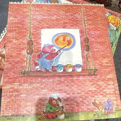 Richard Scarry Look & Learn Library Box Set Hardcover Illustrated 4 Book Set