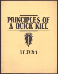 PRINCIPLES OF A QUICK KILL Training Text 23-71-1