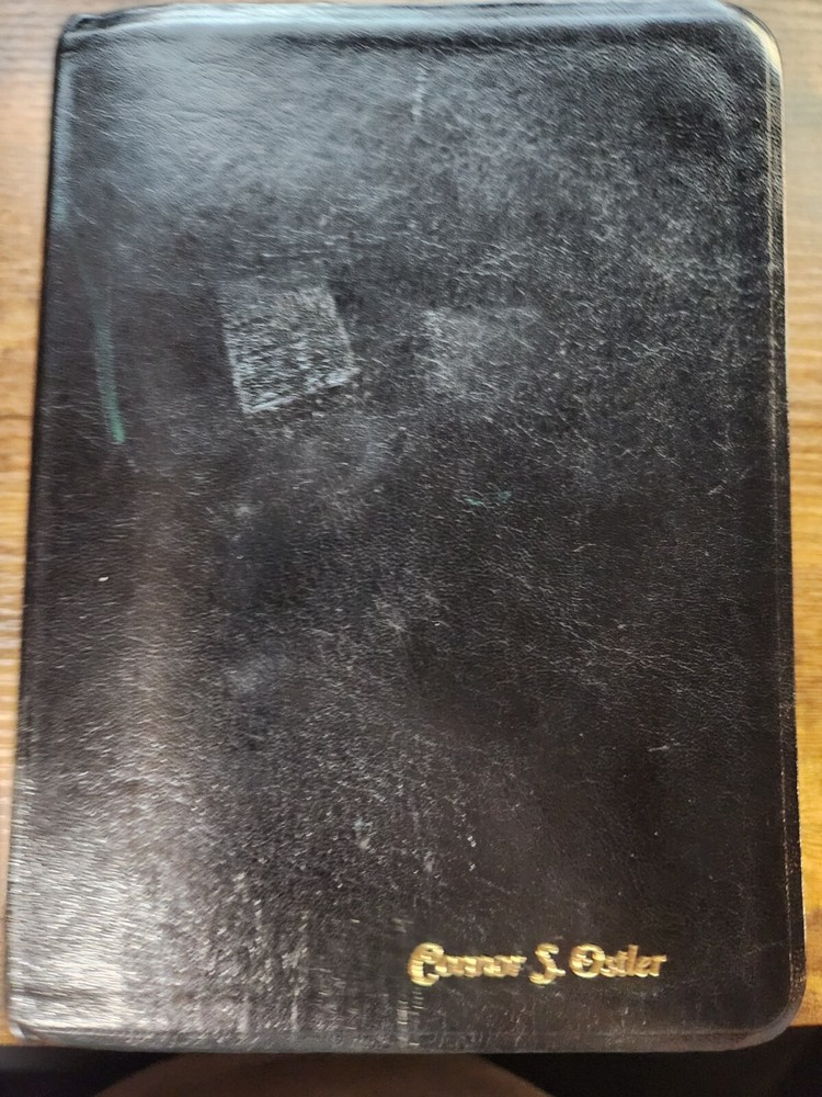 2013 Black Simulated Leather LDS Quad Scriptures Indexed VERY GOOD