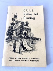 “Cole History and Genealogy” by Mrs. Ira Leiter (1962)