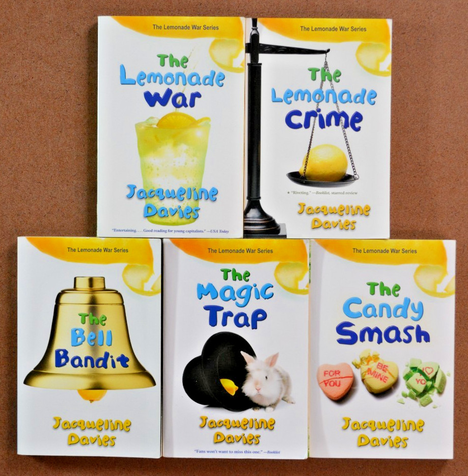 The Complete Lemonade War Chapter Book Series by Jacqueline Davies Crime Trap D1