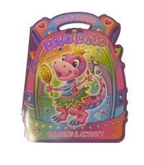 DIVA DINO Backpack Sticker, Activity & Handle AND Coloring Book Fun NEW