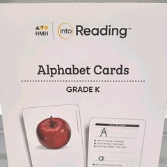 Grade K – Alphabet Cards – HMH Into Reading Large, Kindergarten