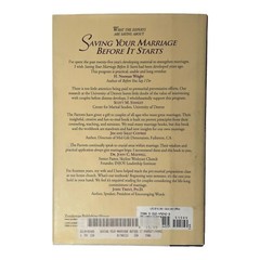 Saving Your Marriage Before It Starts by Dr. Les Parrott III Hardcover NEW 1995