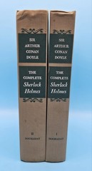 1950s The Complete SHERLOCK HOLMES by Sir Arthur Conan Doyle Vol 1 & 2 HC Set