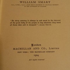 1904 The Return to Protection William Smart First Edition Antique Book