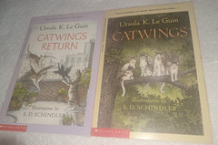 Ursula K Le Guin Catwings & Catwings Return Scholastic S D Schindler 1991 TPB