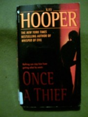2 KAY HOOPER PAPERBACKS ~ ONCE A THIEF AND BLOOD SINS