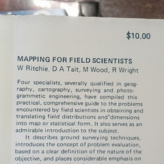 Mapping for Field Scientists by Michael Wood, Robert Wright, William Ritchie