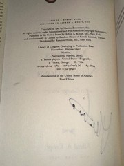 MARTINA NAVRATILOVA SIGNED BOOK AUTOBIOGRAPHY MARTINA 1ST EDITION HARD COVER
