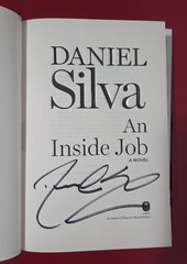 SIGNED An Inside Job — Daniel Silva | 1st ED 1st PRINT | Signed HCDJ 2025