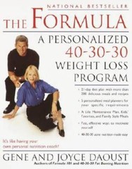 The Formula: A Personalized 40-30-30 Weight Loss Program – Paperback – GOOD