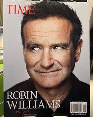 TIME MAGAZINE – Robin Williams Tribute 1951-2014 (Never Opened) – BOARDED & BAGG