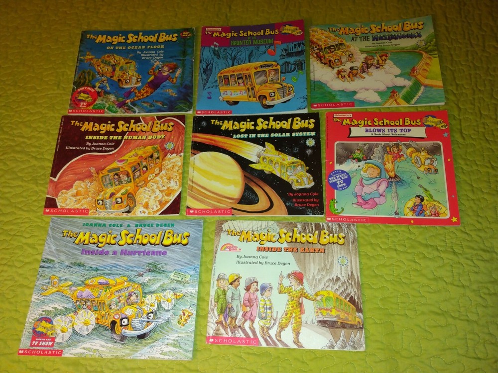 The MAGIC SCHOOL BUS Chapter Book PB ages 6-9 Science Scholastic LOT 8