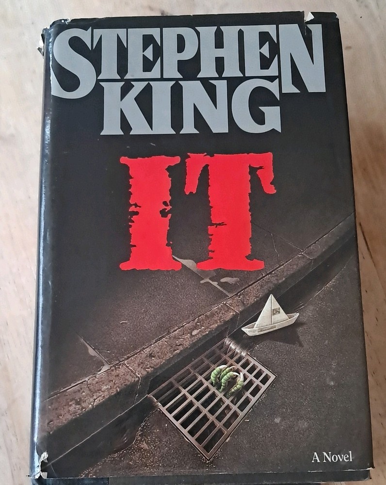 Vintage Stephen King IT 1986 Viking HC 10th Printing w/ DJ Horror Novel good