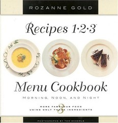 Recipes 1-2-3 Menu Cookbook: Morning,…, Gold, Rozanne