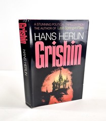 Grishin by Hans Herlin 1987 First English Ed HC w/ DJ Thriller Doubleday