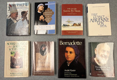 Lot 8 Catholic Biographies, John Paul II, Mother Teresa, Padre Pio, Bernadette