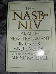 Nasb-Niv: Parallel New Testament in Greek and English With Interlinear Trans…