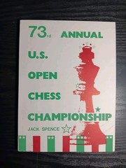 1972 – 73rd Annual U.S. Open Chess Championship Walter Browne, Jack Spence VG PB