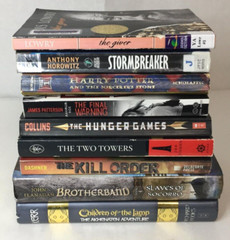 Lot of 9 Middle Grade YA Young Adult Books GENRE: Paranormal Fantasy Dystopian