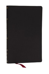 KJV, Personal Size New Testament, Black Genuine Leather, Red Letter, Comfort