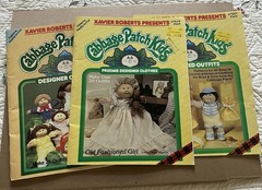 Cabbage Patch Kids Preemie Doll, Designer Clothes Sewing & Crochet Pattern Books